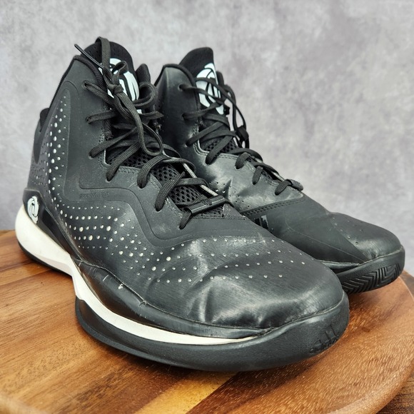 Adidas D‎ Rose 773 III Basketball Shoes Mens 13 Black White Sneakers C75721 main image 3